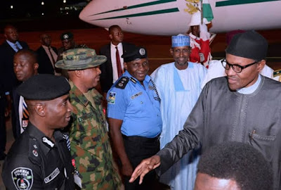 Photos News: President Buhari Is Back In the Country