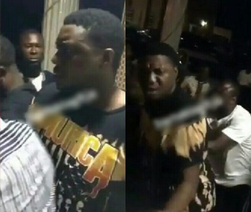 Rapper CDQ Spotted Fighting After His Chain Was Snatched At a Hotel In Ado Ekiti [Video]
