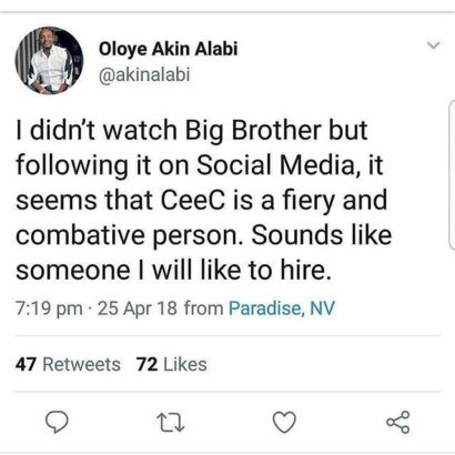 #BBNaija: Controversial Cee-C to Become the First Female Nairabet Ambassador [Details]