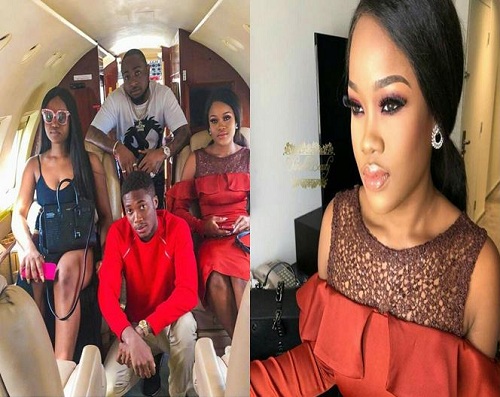 #BBNaija: Cee-C Jets Back To Lagos alongside Davido and His Chioma [Photos]