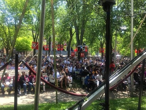 Photos of Chimamanda Adichie as She Address Harvard College Graduating Seniors