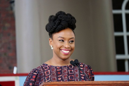 Photos of Chimamanda Adichie as She Address Harvard College Graduating Seniors