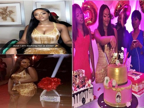 More Heart Melting Photos, From Davido’s Girlfriend, Chioma’s 23rd Birthday Dinner