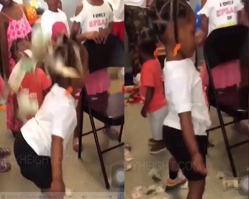 Viral Disturbing Video Of 3-Year-Old Girl Twerking With Money Tossed At Her