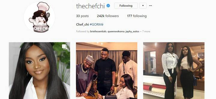 Davido’s Girlfriend, Chef Chioma Gets Verified on Instagram