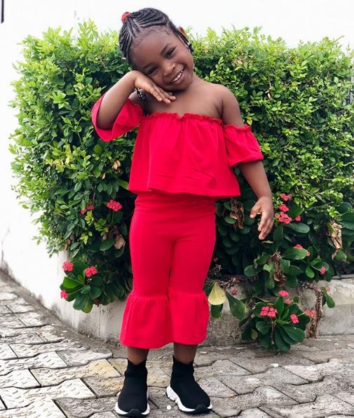 Davido’s 1st Daughter Imade, Turns 3 Today [Photos]
