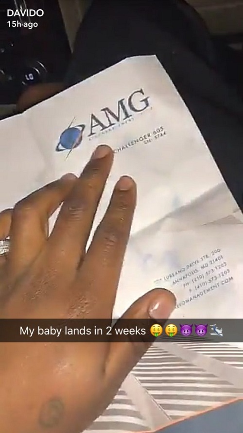 Air OBO!!! Davido Buys Private Jet, See the Confirmation Documents