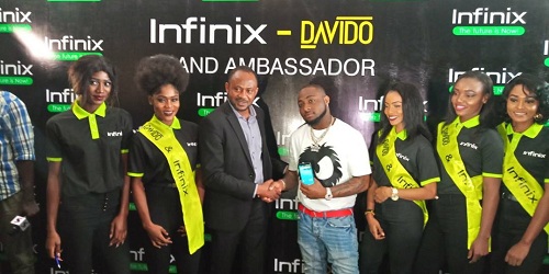 Davido Becomes Brand Ambassador for Infinix Smartphone