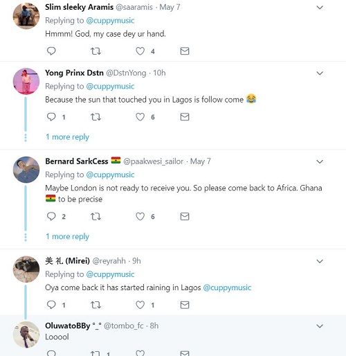 Nigerians Goes Gaga After DJ Cuppy Said “I Traveled To London To Get Small Breeze” 