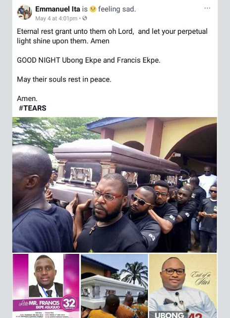 Endless tears as Drowned Skye Bank manager and his brother were buried [photos]