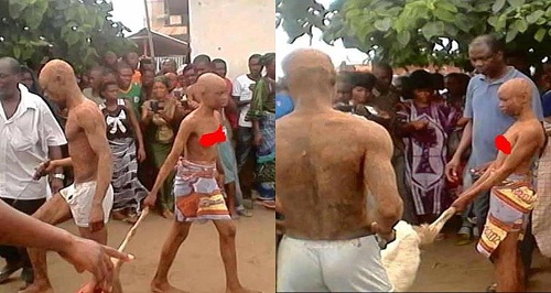 Family undergo traditional ritual after father is caught sleeping with his 14-year-old daughter [Photos]