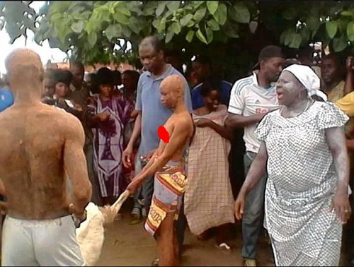 Family undergo traditional ritual after father is caught sleeping with his 14-year-old daughter [Photos]