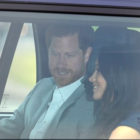 Prince Harry and Meghan Markle spotted taking their last ride together as single people