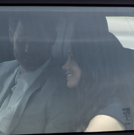 Prince Harry and Meghan Markle spotted taking their last ride together as single people