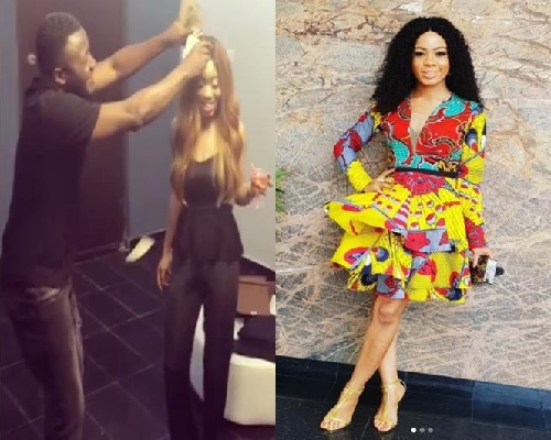 #BBNaija: MC Galaxy Showers Nina With Money As She Dances With Her Sisters [Video]
