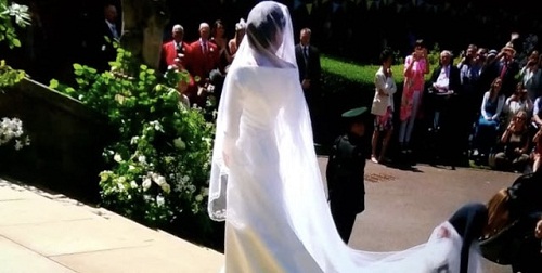 Meghan Markle, Looks Absolutely Beautiful In Her Givenchy Wedding Dress