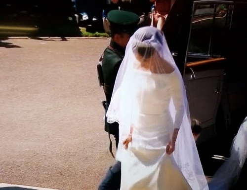 Meghan Markle, Looks Absolutely Beautiful In Her Givenchy Wedding Dress