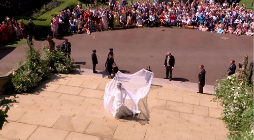 Meghan Markle, Looks Absolutely Beautiful In Her Givenchy Wedding Dress