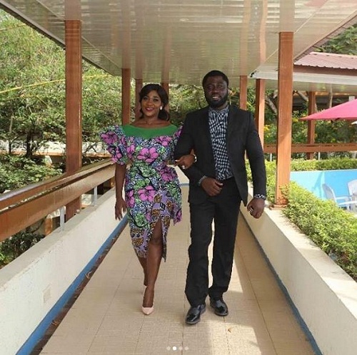 Heart Melting Photos of Mercy Johnson and Husband as They Storm Sierra Leone for Inauguration Of New President  
