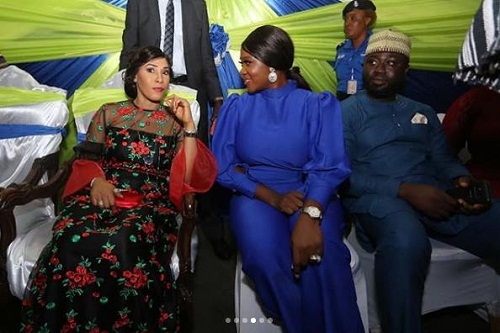 Heart Melting Photos of Mercy Johnson and Husband as They Storm Sierra Leone for Inauguration Of New President  