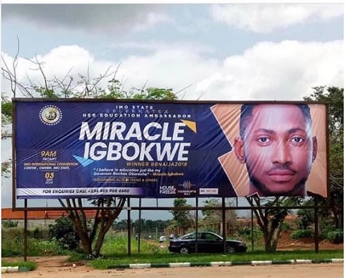 #BBNaija: The Moment Miracle Stormed Imo State [Video]