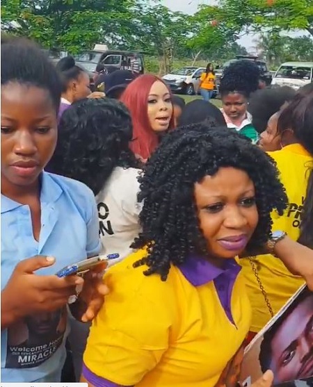 #BBNaija: Nina Mobbed By Fans As She Arrives Imo [Video]