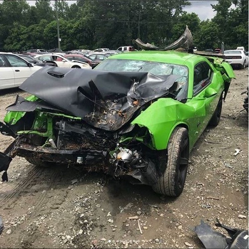 Rapper, offset says he could have been dead as he shows injuries he suffered after his car crash in Atlanta [Graphic Photos]