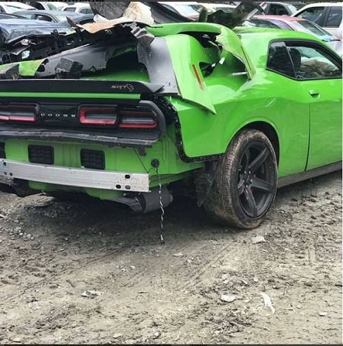 Rapper, offset says he could have been dead as he shows injuries he suffered after his car crash in Atlanta [Graphic Photos]