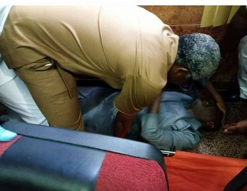 BREAKING: Ex- PDP Spokesperson, Olisa Metuh Collapses In Court [Photos]
