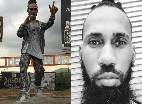 Indigenous Rapper Phyno Gets a Statue in Eleme, Port Harcourt [photos]