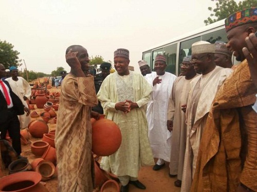 Popular Nigerian Governor Empowers Citizens with Clay Pots and Jars