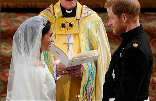 #RoyalWedding: Prince Harry And Meghan Markle Are Officially Married [Photos]