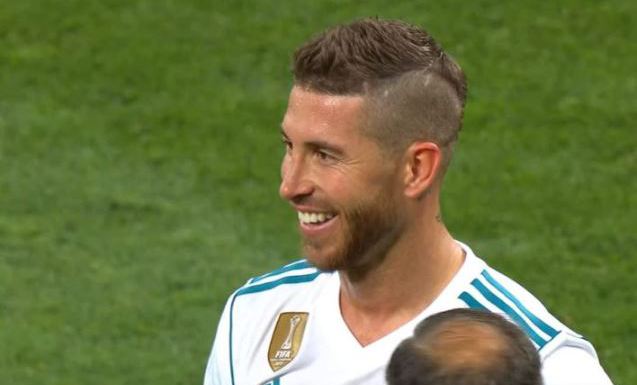 Sergio Ramos Pictured Smiling As Mohamed Salah Left The Field [Photo]