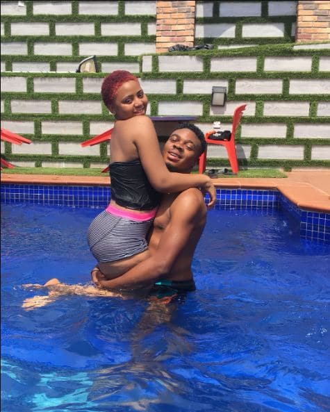 Nollywood Actress, Regina Daniels Goes Swimming With Rumoured Boyfriend [Photos]