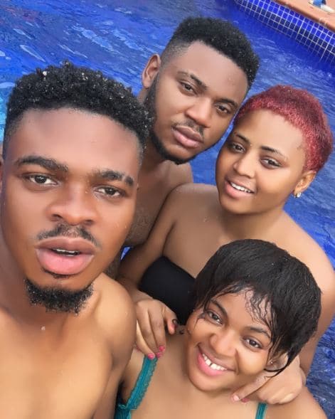 Nollywood Actress, Regina Daniels Goes Swimming With Rumoured Boyfriend [Photos]