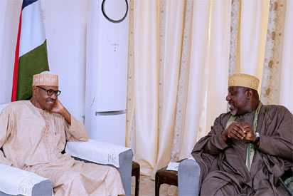 More Photos of Gov. Okorocha as He Visits President Buhari in Daura