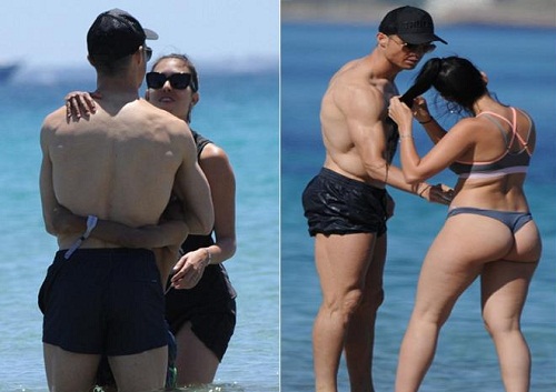Cristiano Ronaldo And Girlfriend Georgina Rodriguez As They Holiday In Ibiza