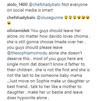 Nigerians Troll Davido’s First Babymama Sophia Momodu After He Gifted Chioma A New Porsche SUV