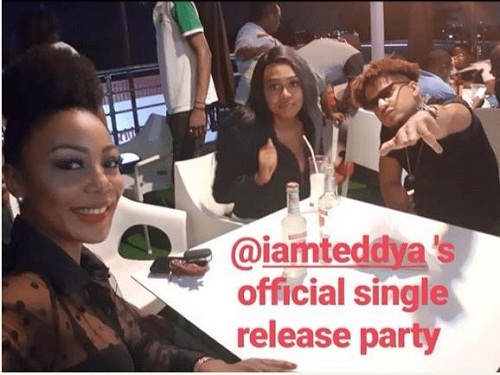 BBNaija: Cee-C, Bambam And Other Housemates Attend Teddy A’s Single Release Party [Photos]