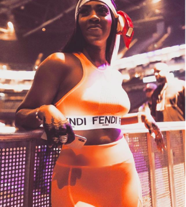 Singer, Tiwa Savage Puts Her Portable Boobs on Display [Photos]