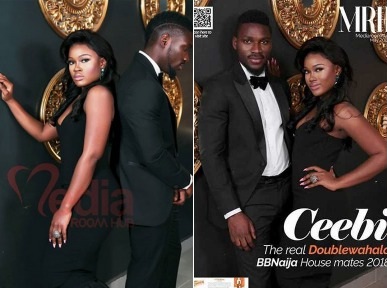 #BBNaija: Tobi And Cee-C Cover May Edition Of Mediaroomhub Magazine [Photos]