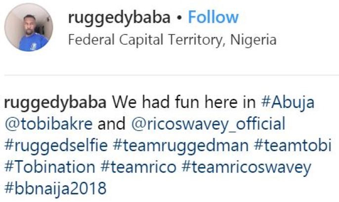  New Photo Of Rapper, Ruggedman With Bbnaija Stars, Tobi And Rico Swavey