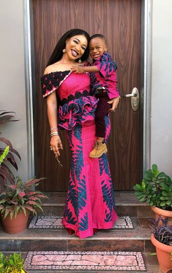 Photos of Tonto Dikeh as She Celebrates Children’s Day with Her Son, King Andre 