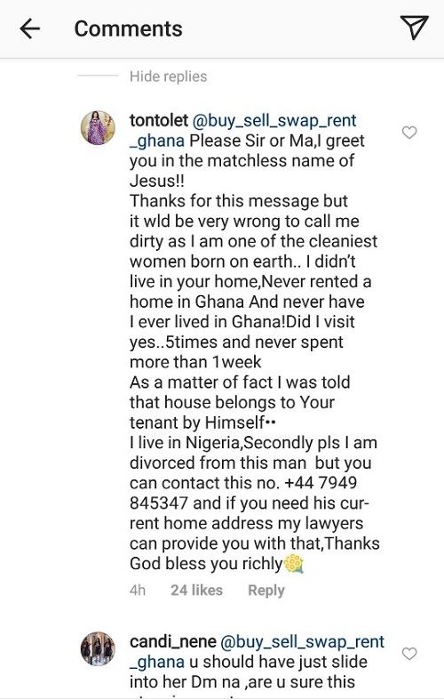 Fraudster, Pay Your Bills-Tonto Dikeh Blasts And Reveals More Secrets about Ex-Husband Churchill 