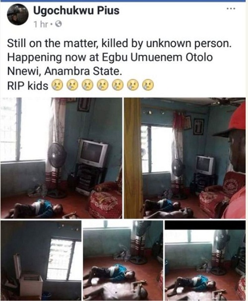Heartbreaking photos of Twins Found Dead in a Fridge in Anambra [Graphic Photos]