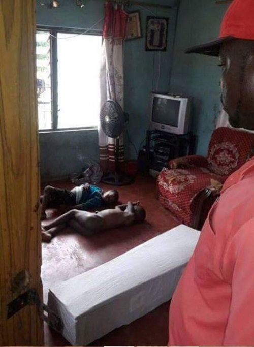 Heartbreaking photos of Twins Found Dead in a Fridge in Anambra [Graphic Photos]