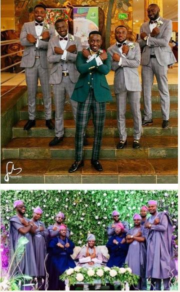 Wakanda Pose: The New Trending Pose At Nigerian Wedding Receptions [Photos]
