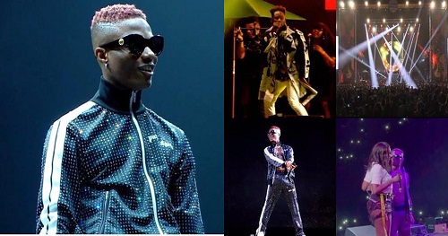 Happy Davido Reacts After Seeing the Crowd Wizkid Pull Out At 02arena In London