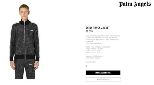 Wizkid Reportedly Wore a N992k Palm Angels Tracksuit For Afrorepublik [Photos]