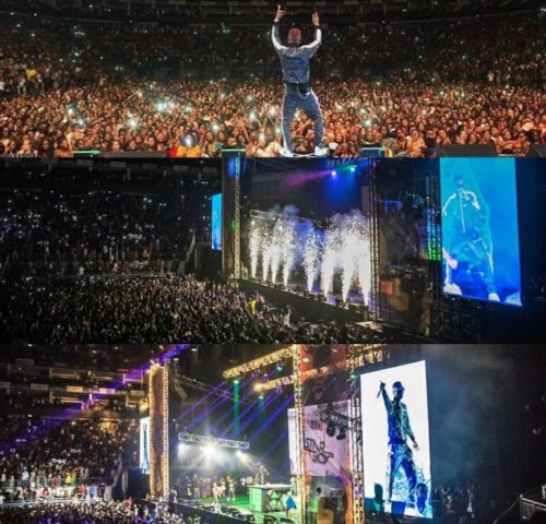 Happy Davido Reacts After Seeing the Crowd Wizkid Pull Out At 02arena In London